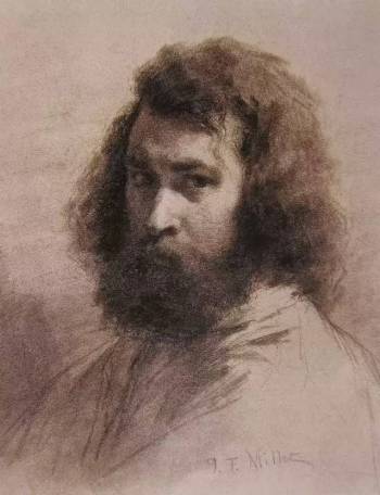 素描 | 法国巴比松派画家米勒以表现农民题材而著称