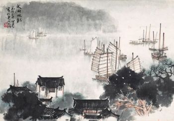 宋文治艺术馆 | 李花春雨江南——宋文治山水画作品展