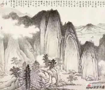 宋玉麟山水画，笃定自我精神的大境界