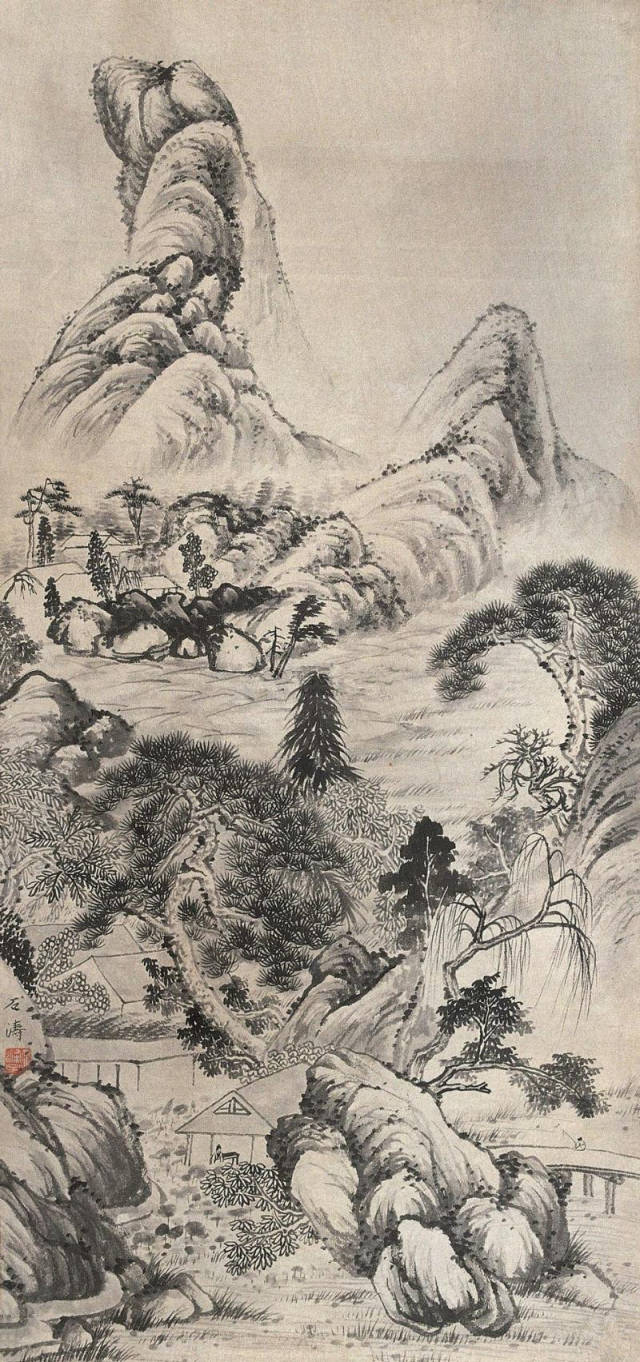 石涛:“苦瓜和尚”把“苦”绘在画卷中(图16)