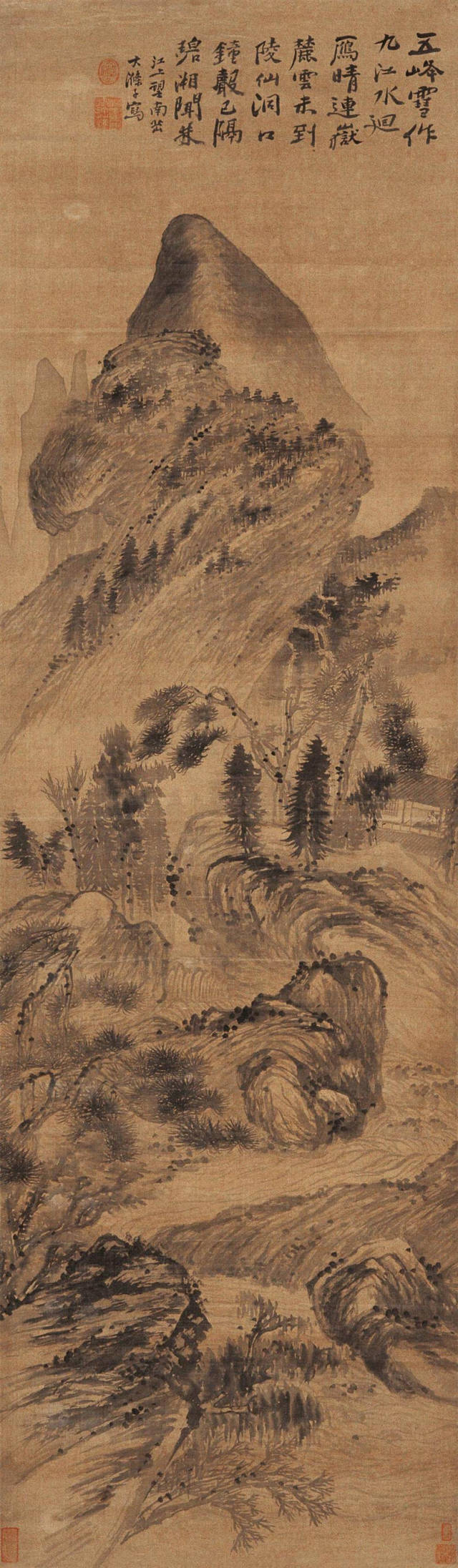 石涛:“苦瓜和尚”把“苦”绘在画卷中(图22)