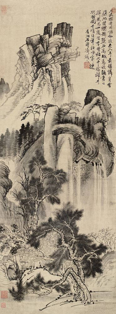 石涛:“苦瓜和尚”把“苦”绘在画卷中(图19)