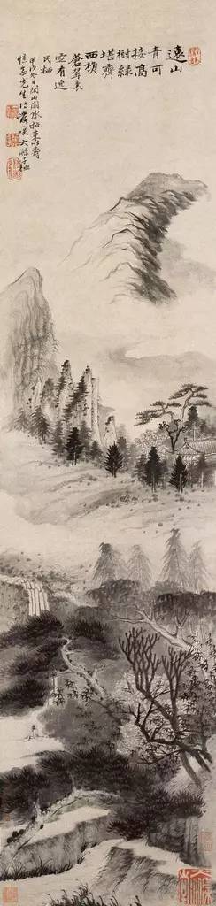 石涛:“苦瓜和尚”把“苦”绘在画卷中(图24)