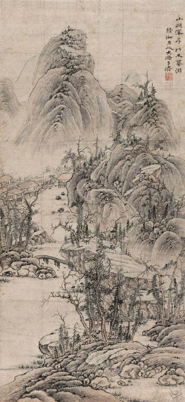 石涛:“苦瓜和尚”把“苦”绘在画卷中(图3) 3-220G1220639351.jpg