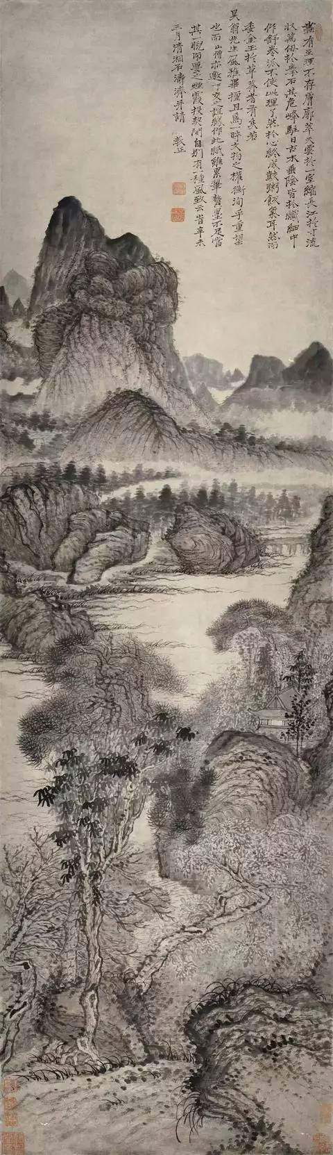 四僧之原济|《金陵怀古册》《秦淮忆旧册》《杜甫诗意册》及其他(图33)