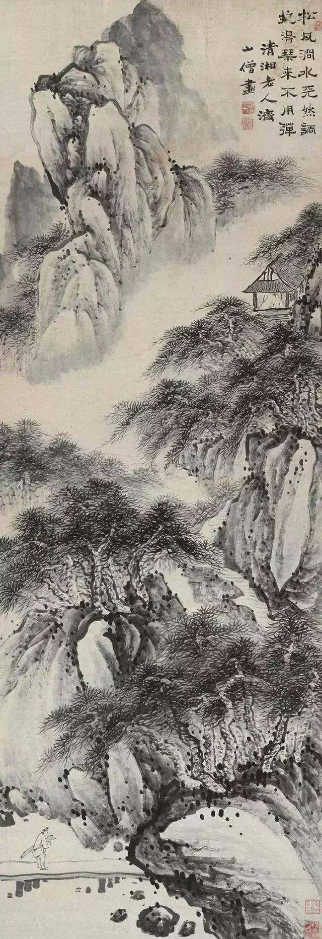 四僧之原济|《金陵怀古册》《秦淮忆旧册》《杜甫诗意册》及其他(图37)