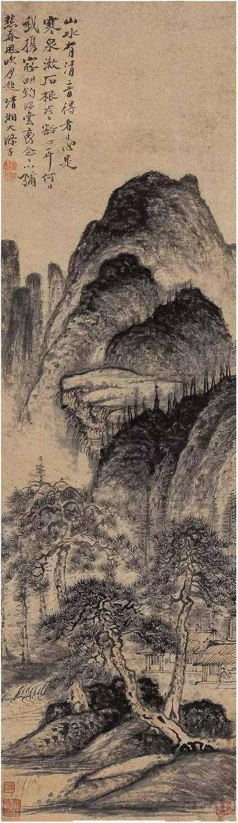 四僧之原济|《金陵怀古册》《秦淮忆旧册》《杜甫诗意册》及其他(图46)