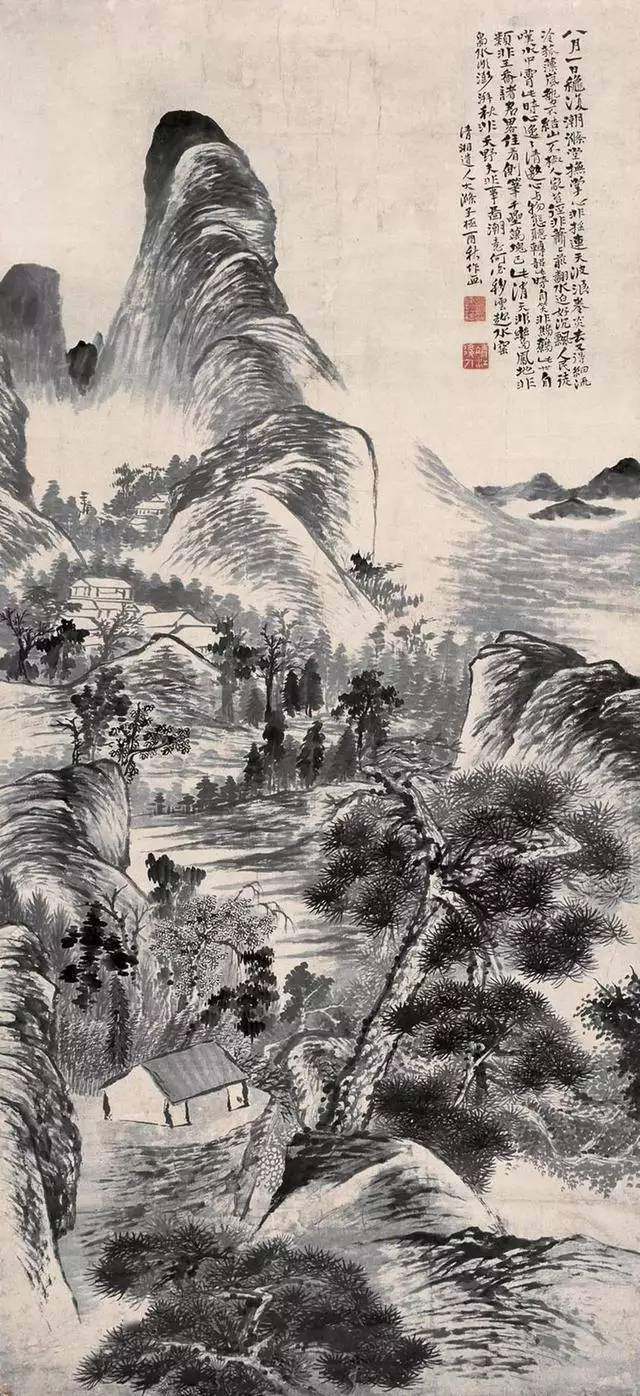 四僧之原济|《金陵怀古册》《秦淮忆旧册》《杜甫诗意册》及其他(图44)