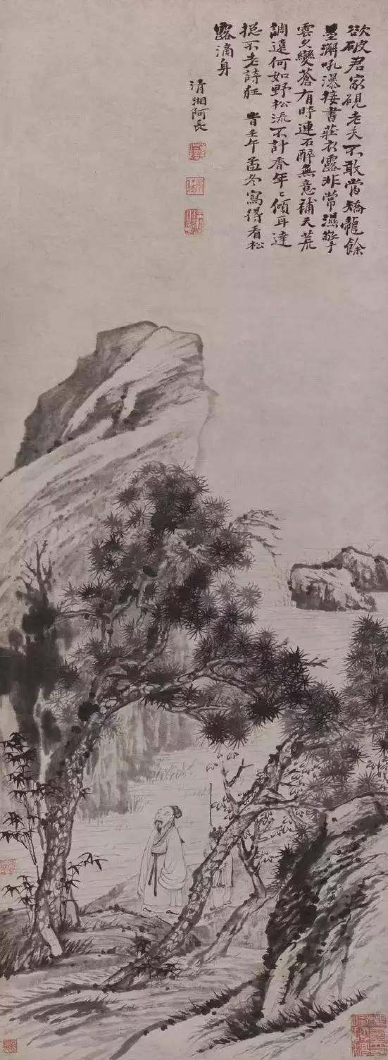 四僧之原济|《金陵怀古册》《秦淮忆旧册》《杜甫诗意册》及其他(图52)