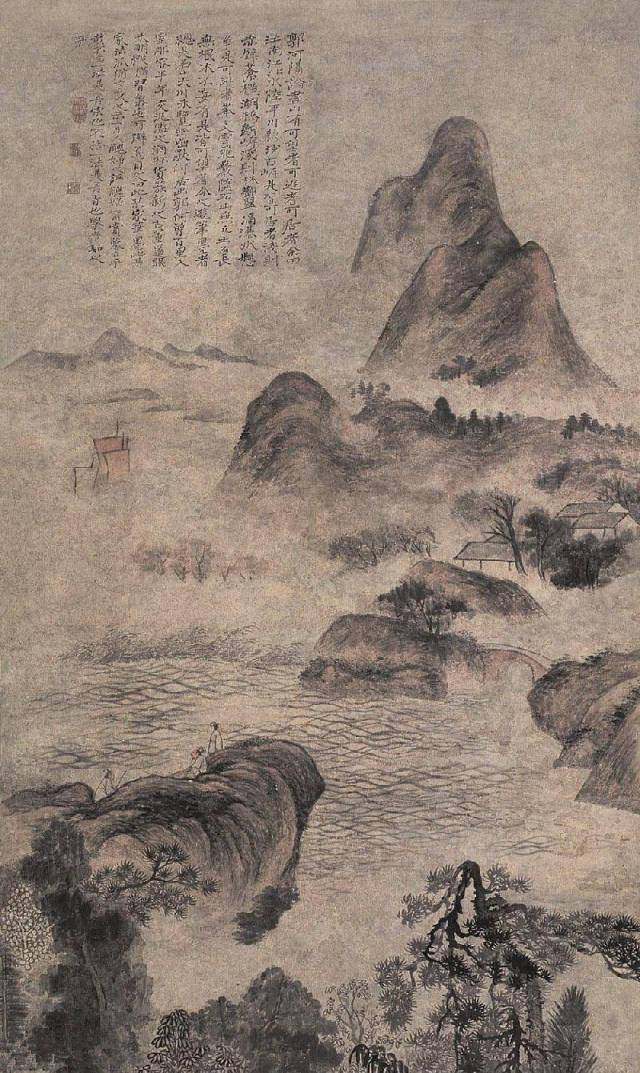 四僧之原济|《金陵怀古册》《秦淮忆旧册》《杜甫诗意册》及其他(图55)