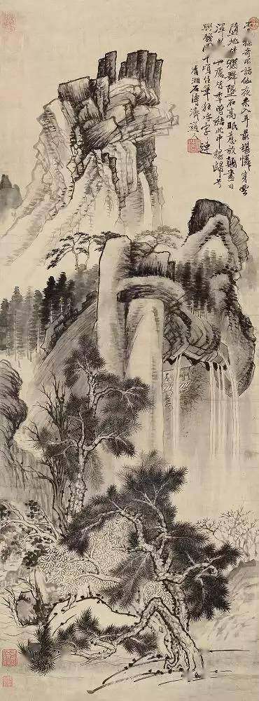 四僧之原济|《金陵怀古册》《秦淮忆旧册》《杜甫诗意册》及其他(图48)