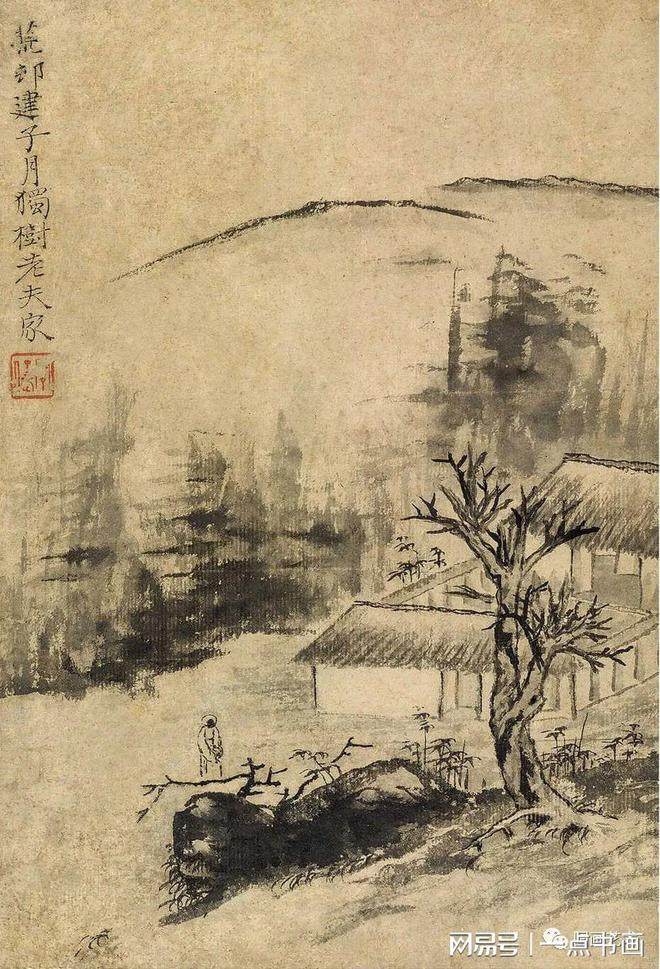 四僧之原济|《金陵怀古册》《秦淮忆旧册》《杜甫诗意册》及其他(图29)