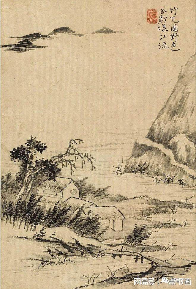 四僧之原济|《金陵怀古册》《秦淮忆旧册》《杜甫诗意册》及其他(图27)