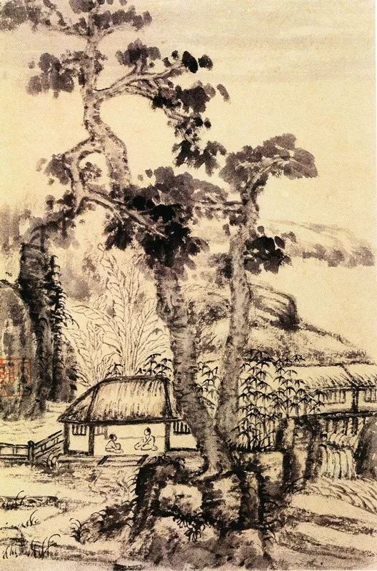 四僧之髡残|在过程中体验追求的快乐以达成人格的完善及其《黄山山水册》《茂林秋树卷》(图16)