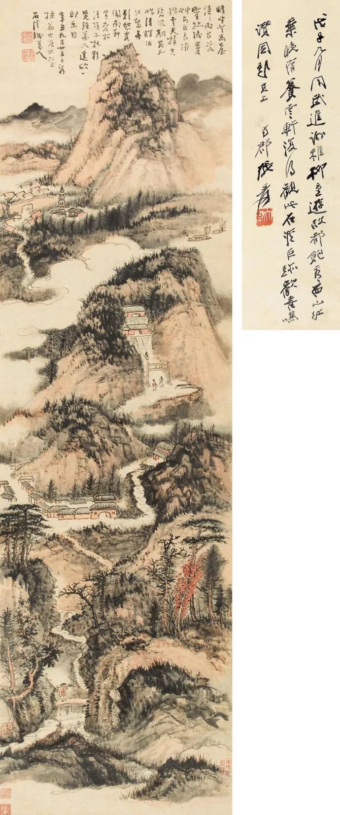 四僧之髡残|在过程中体验追求的快乐以达成人格的完善及其《黄山山水册》《茂林秋树卷》(图34)