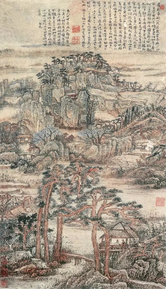 四僧之髡残|在过程中体验追求的快乐以达成人格的完善及其《黄山山水册》《茂林秋树卷》(图40)