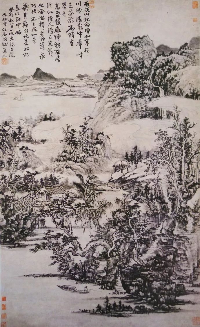 四僧之髡残|在过程中体验追求的快乐以达成人格的完善及其《黄山山水册》《茂林秋树卷》(图43)