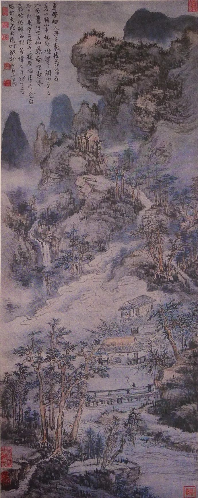 四僧之髡残|在过程中体验追求的快乐以达成人格的完善及其《黄山山水册》《茂林秋树卷》(图46)