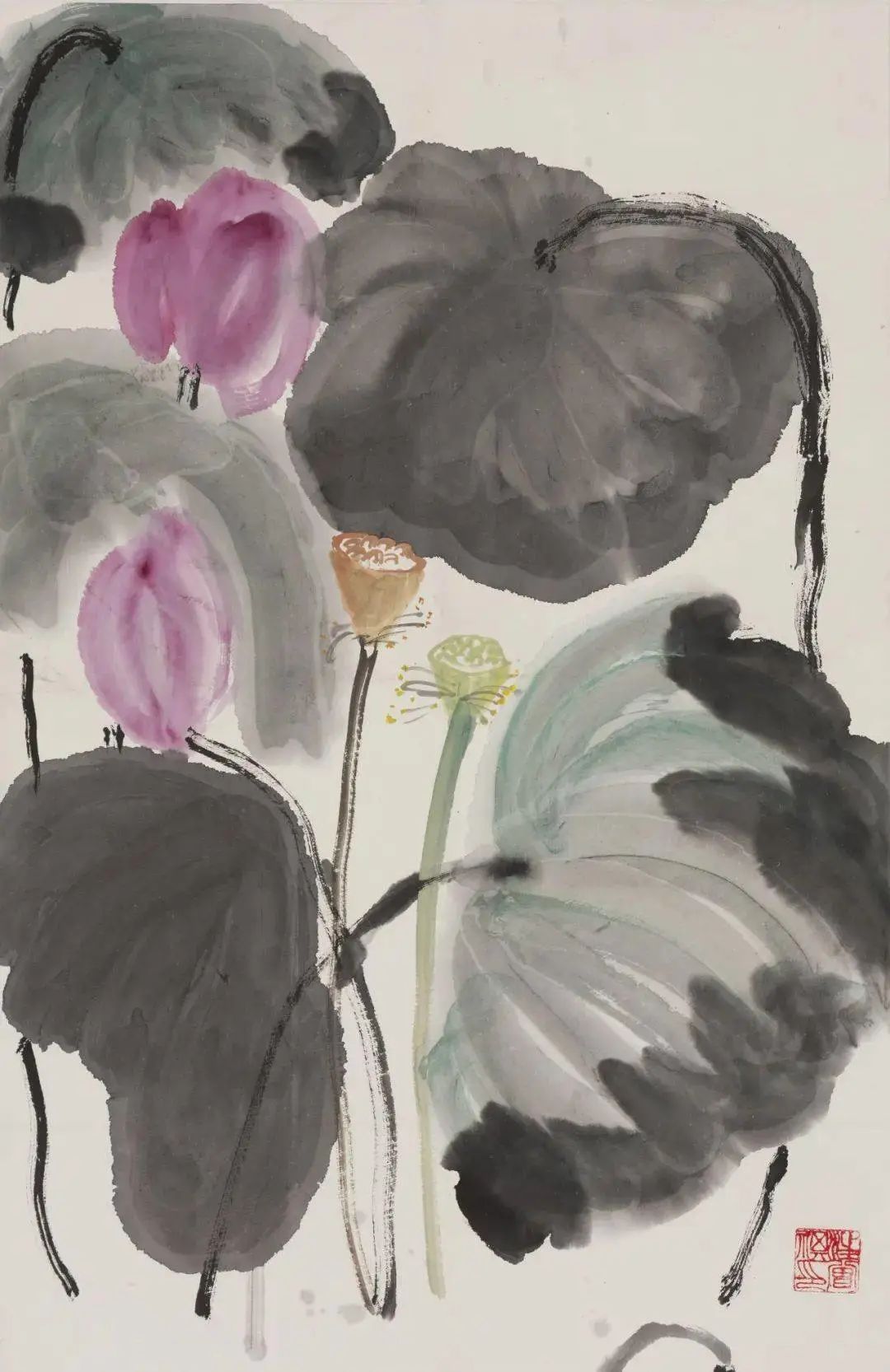 红桃曾照秦时月,黄菊重开陶令花 | 汪曾祺的笔墨世界(图11)