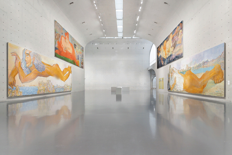 用一件壁画激励一代人:袁运生最大回顾展落地上海(图1)