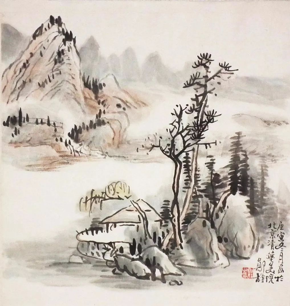 四僧之髡残|在过程中体验追求的快乐以达成人格的完善及其《黄山山水册》《茂林秋树卷》(图66)