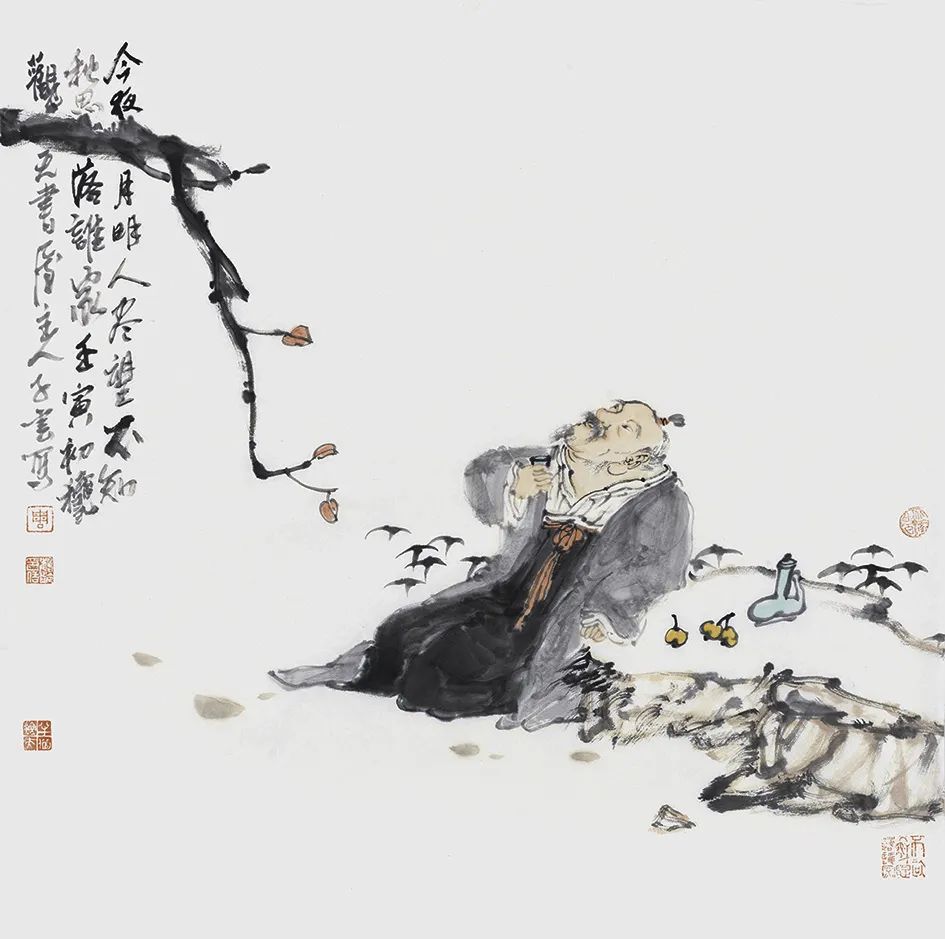 雅集 | 素月映丹青·中国画名家中秋主题作品邀请展(图11)