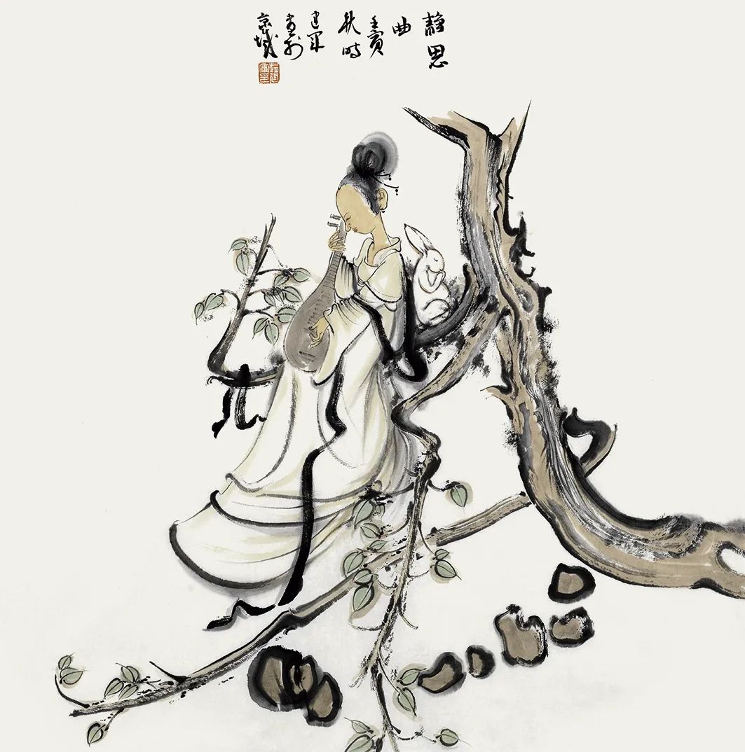 雅集 | 素月映丹青·中国画名家中秋主题作品邀请展(图53)