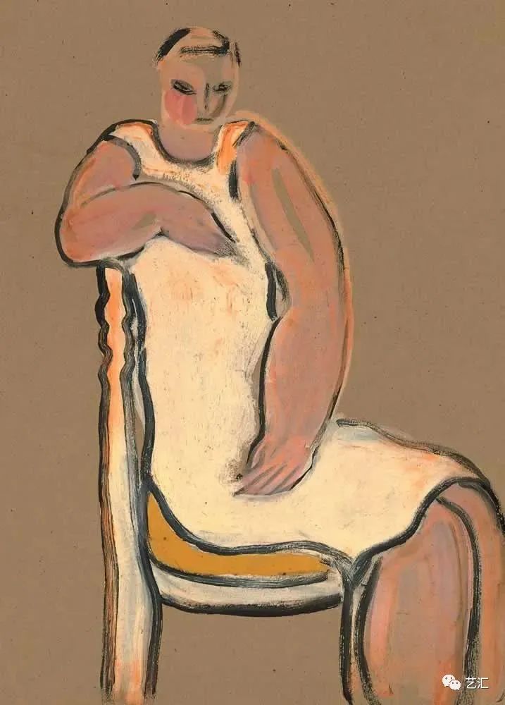 常玉人物篇|中国式的莫迪利阿尼(图28)