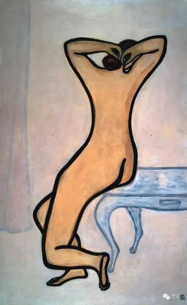 常玉人物篇|中国式的莫迪利阿尼(图35)