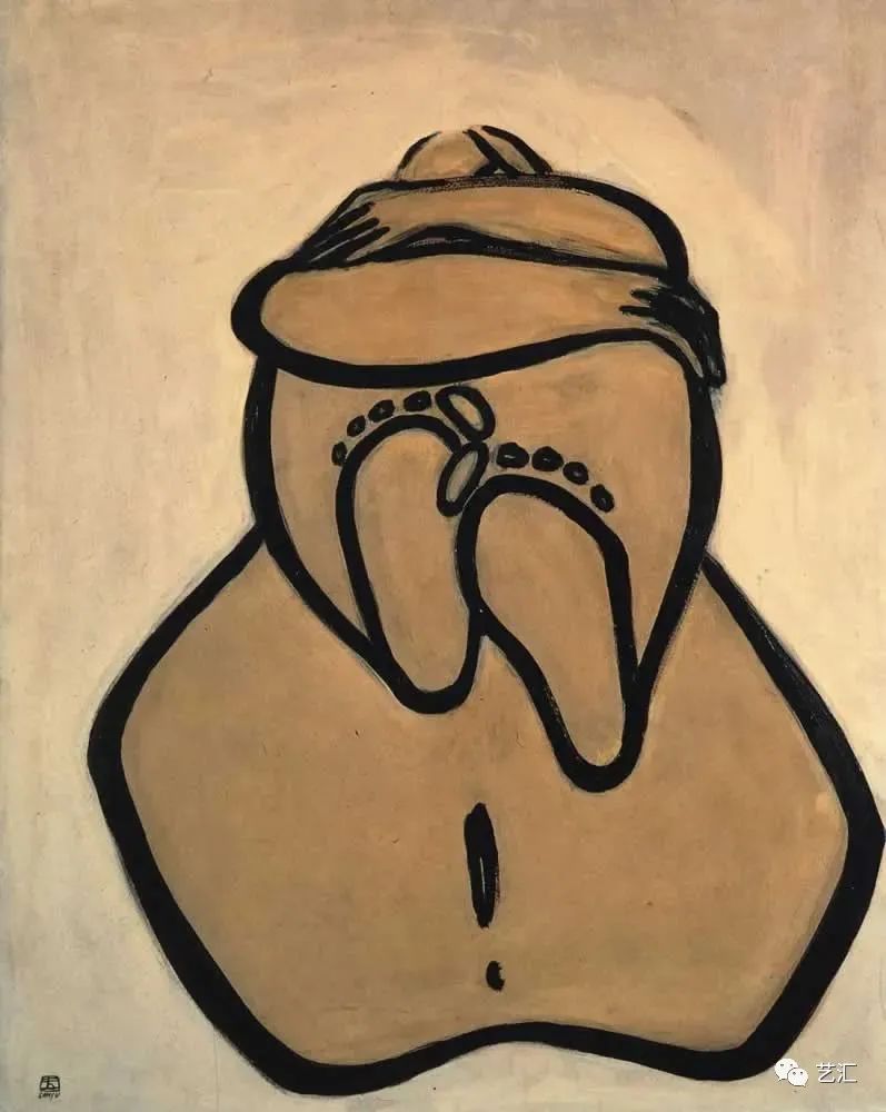 常玉人物篇|中国式的莫迪利阿尼(图40)