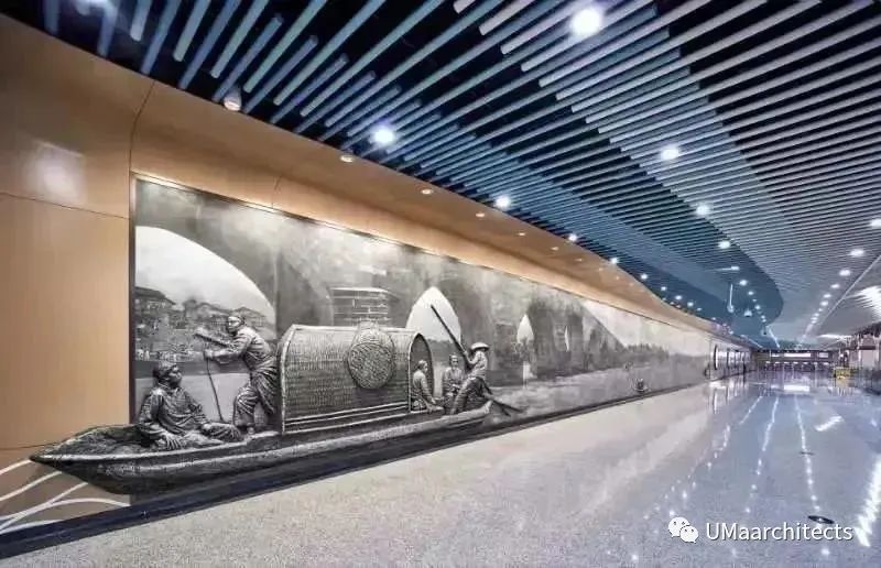 筑艺｜中国最美地铁站： 地铁文化是城市风貌的前沿窗口(图7)