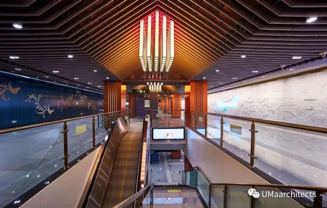 筑艺｜中国最美地铁站： 地铁文化是城市风貌的前沿窗口(图8)