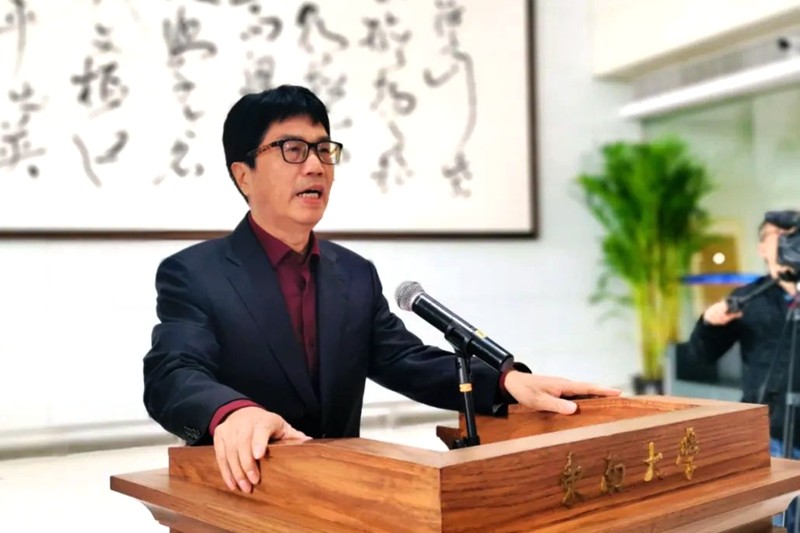 言恭达书东南大学校歌书法作品捐赠仪式在南京举行(图6)