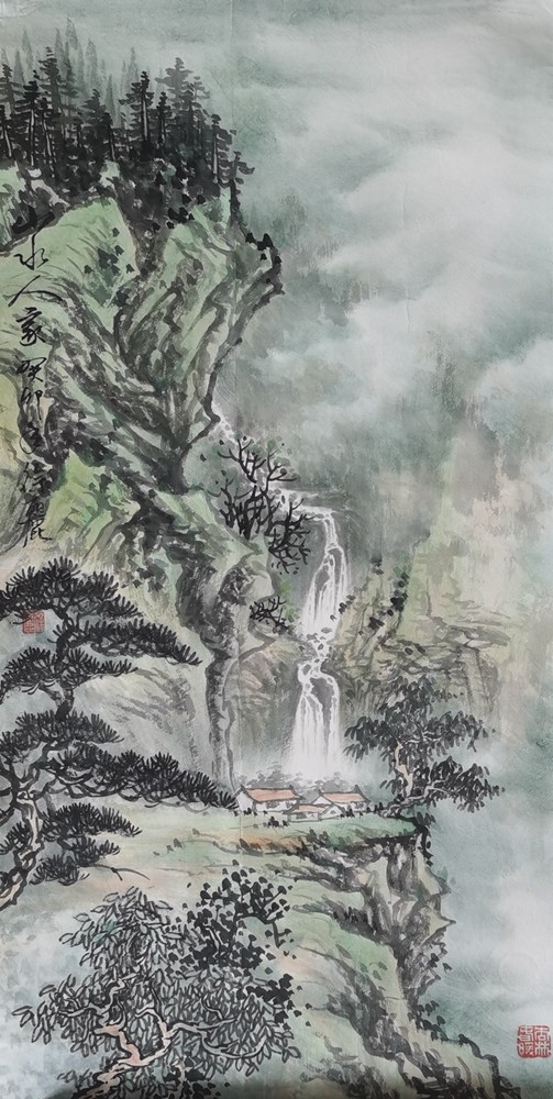 青山烟雨70cmx140cm.jpg