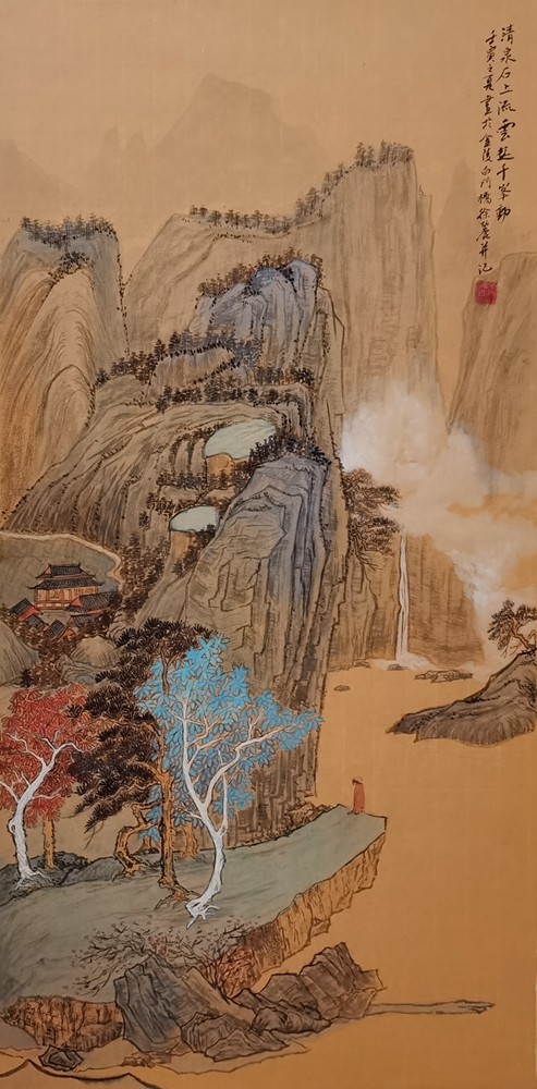 清泉石上流65cmx33cm.jpg