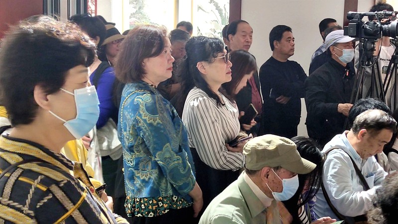 江苏省群众文化学会书画研究院成立大会作品展在江苏省文化馆开幕(图23)