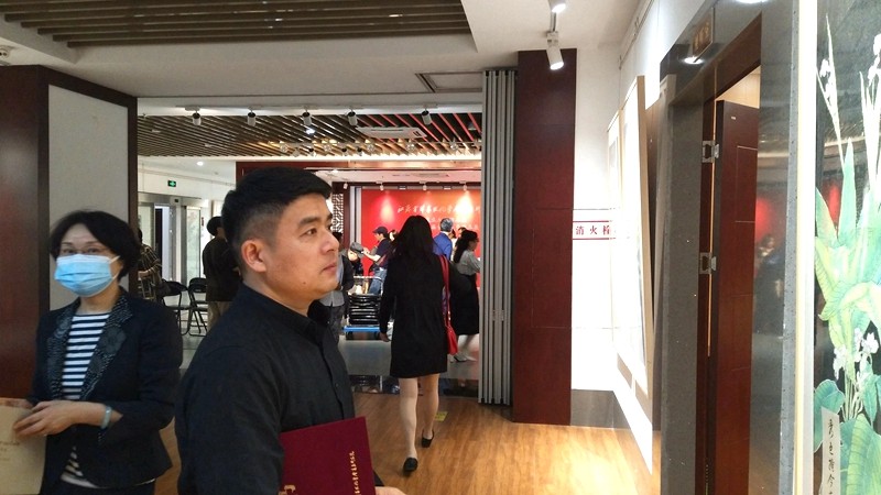 江苏省群众文化学会书画研究院成立大会作品展在江苏省文化馆开幕(图25)