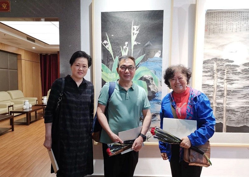 江苏省群众文化学会书画研究院成立大会作品展在江苏省文化馆开幕(图28)