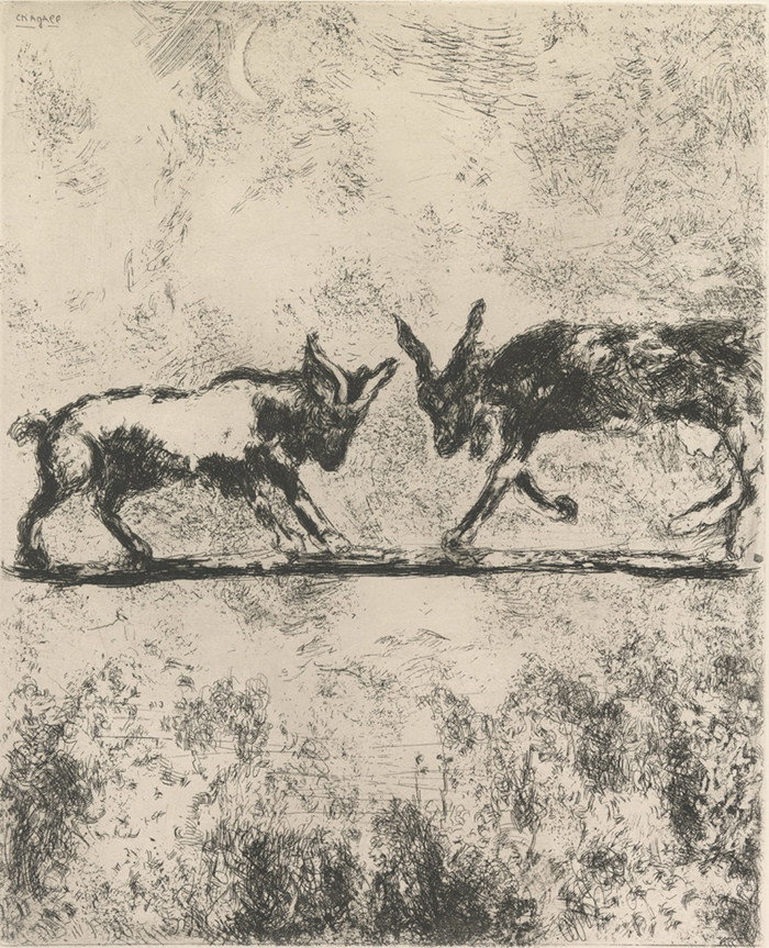 ICI LABAS艺栈画廊 | 拉封丹《寓言》夏加尔原版蚀刻版画展(图18)