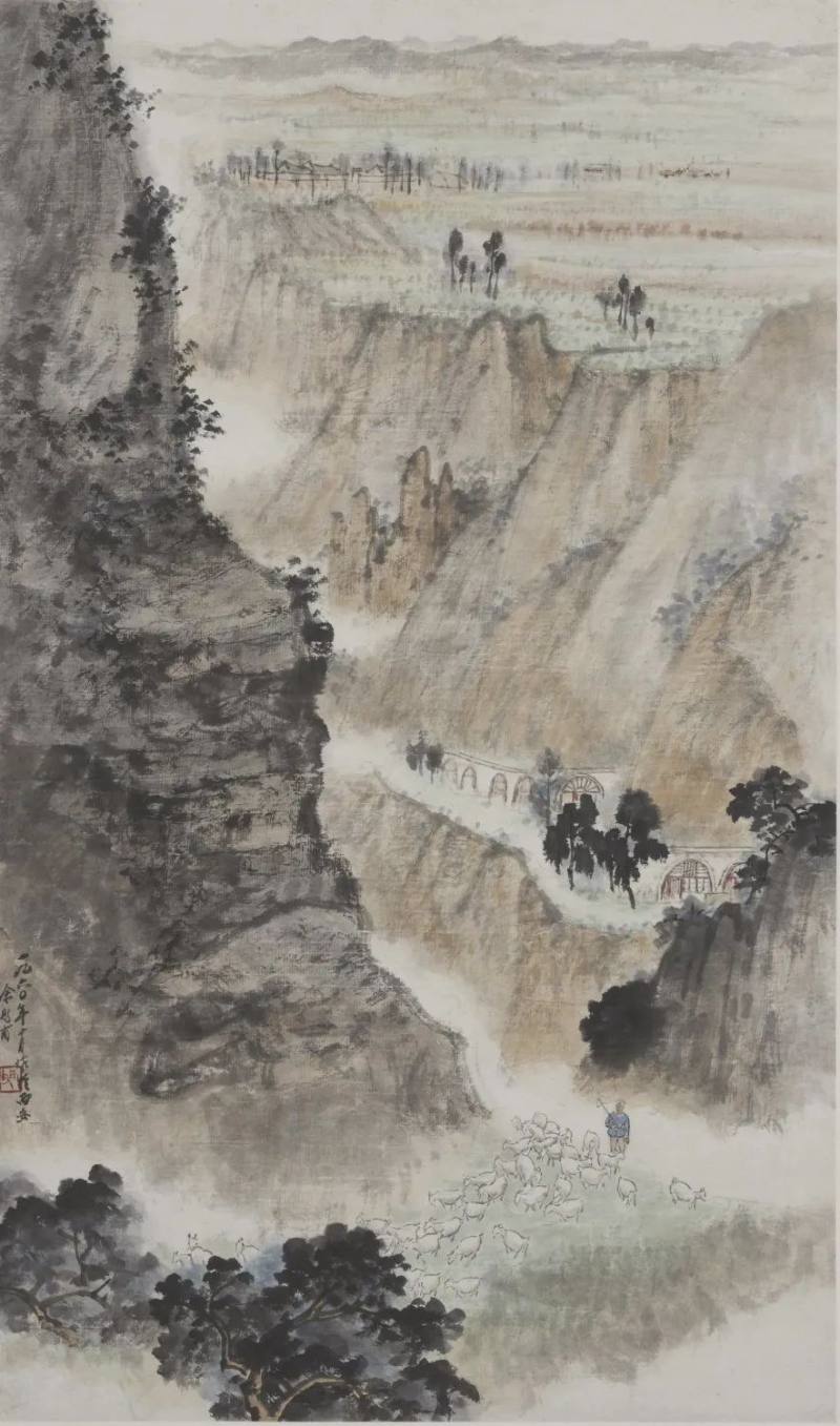 江苏省美术馆 | 新·生▪江苏地域中国画家的山水变革（1949-1966）(图14)