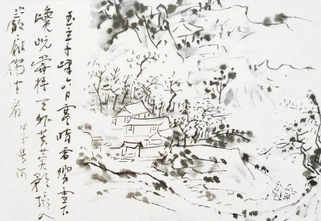 黄宾虹的临摹画稿八十幅(图59)