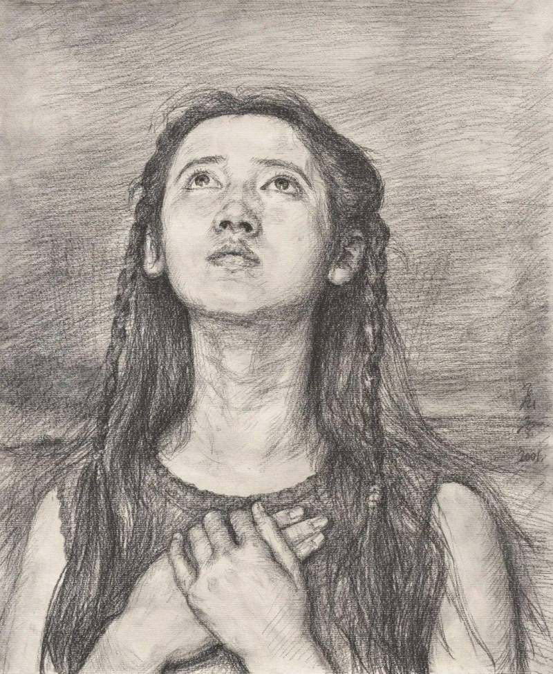 浙江美术馆 |  中国写实画派素描作品展（杭州站）(图5)