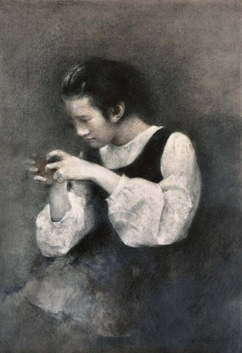 浙江美术馆 |  中国写实画派素描作品展（杭州站）(图17)