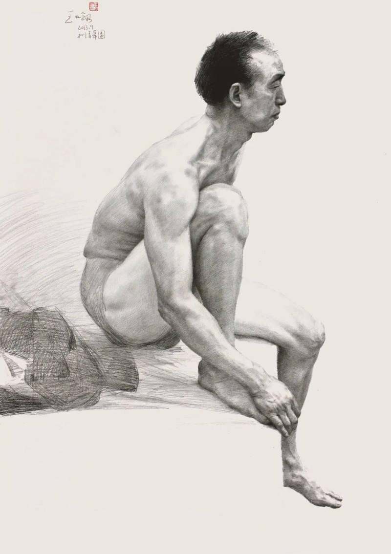 浙江美术馆 |  中国写实画派素描作品展（杭州站）(图19)
