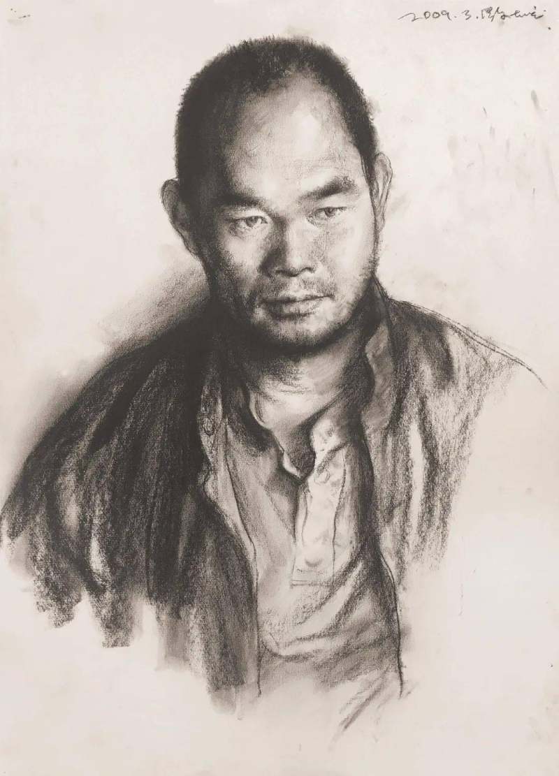 浙江美术馆 |  中国写实画派素描作品展（杭州站）(图37)
