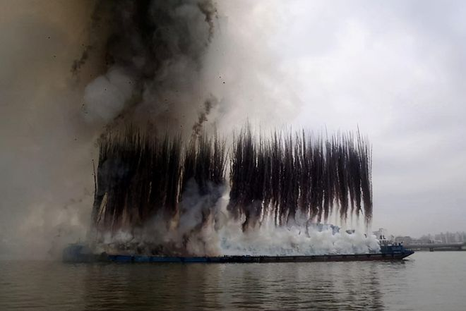 蔡国强和他的爆炸艺术(图7)