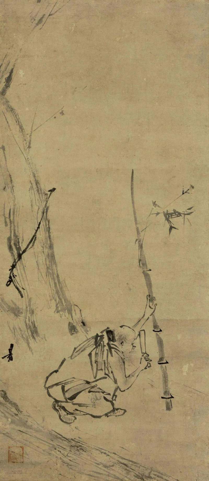 梁楷，从画院解放出来后，"草草"几笔成大师(图6)