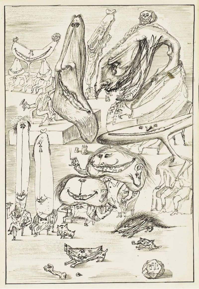 素描 | 萨尔瓦多·达利总是 让人们瞠目结舌(图5)