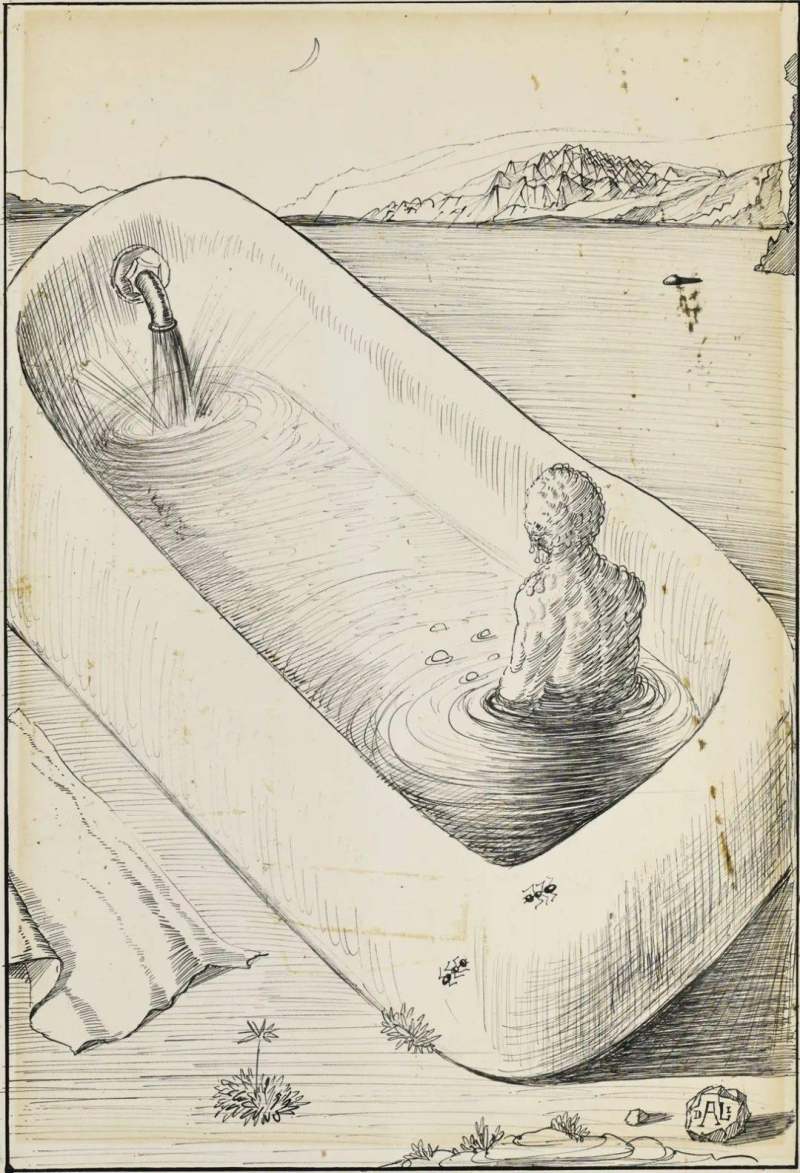 素描 | 萨尔瓦多·达利总是 让人们瞠目结舌(图10)