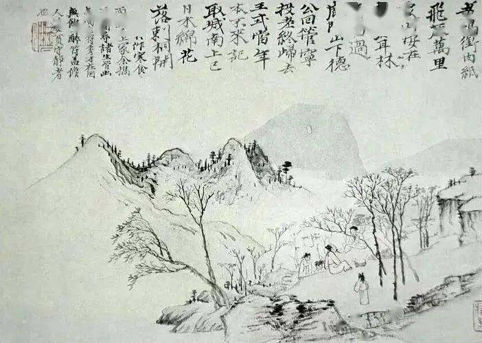 罕见 | 石涛十二帧东坡诗意图册 (图6)